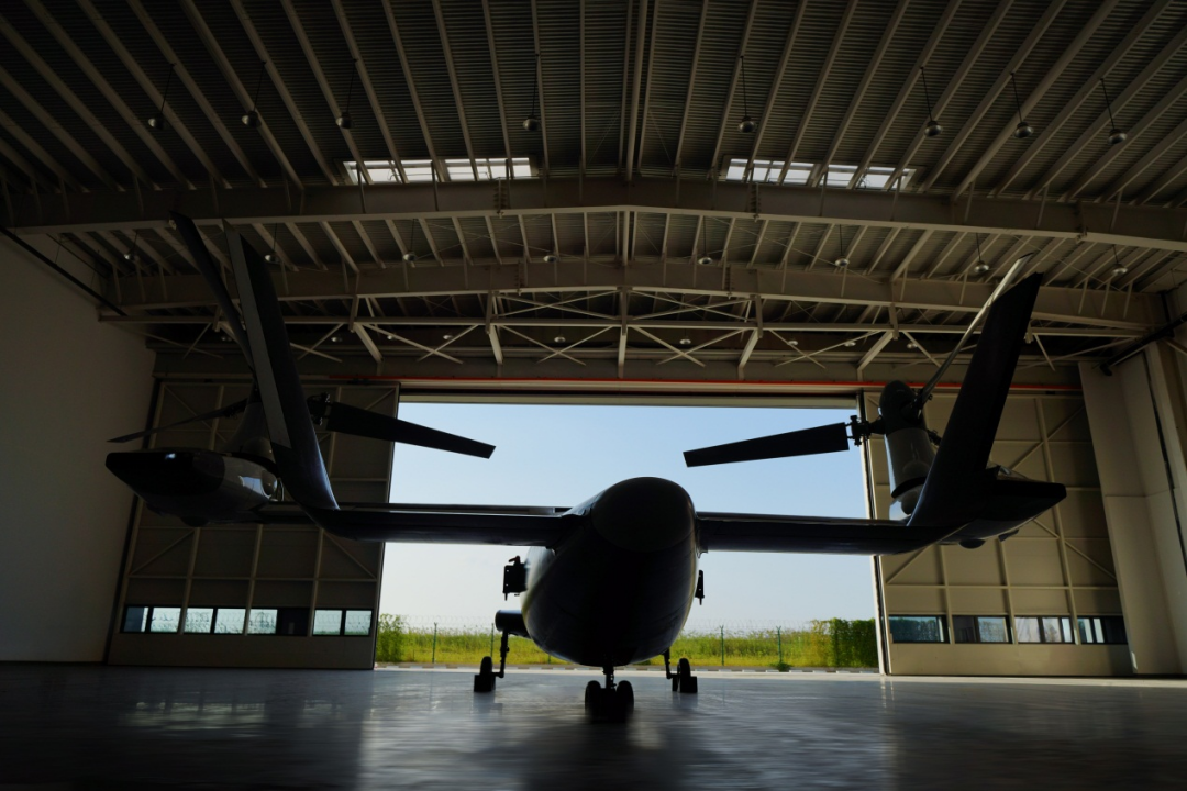 The world's first 6-ton tiltrotor unmanned aerial vehicle has officially been assembled and produced in Wuhu